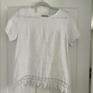 Terzo Millennio Linen Top Resortwear Small
